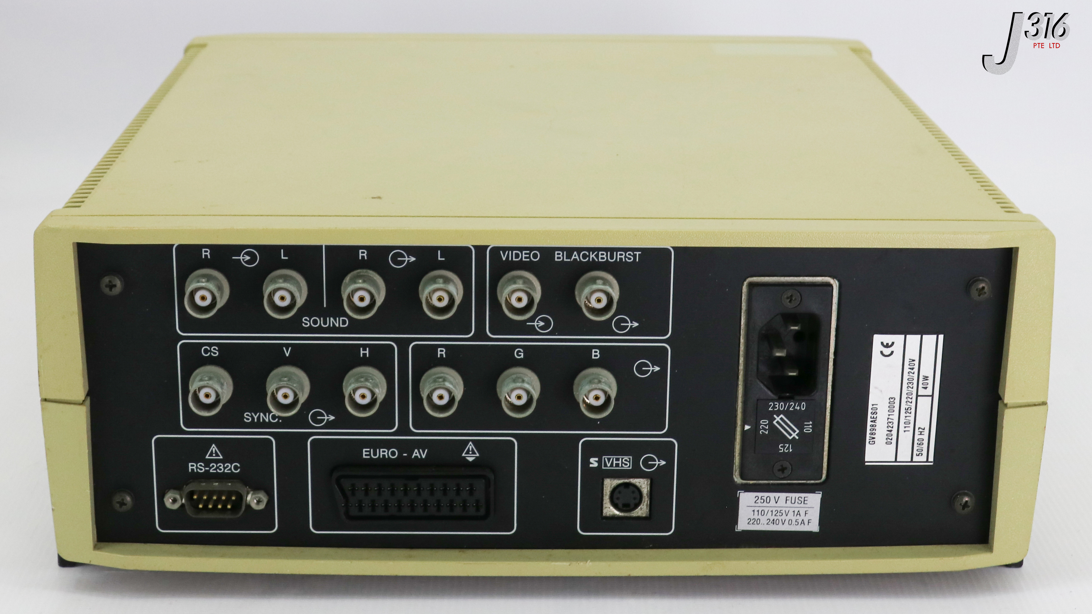 16426 PROMAX TV PATTERN GENERATOR GV898AES01 W/ INSTRUCTION MANUAL
